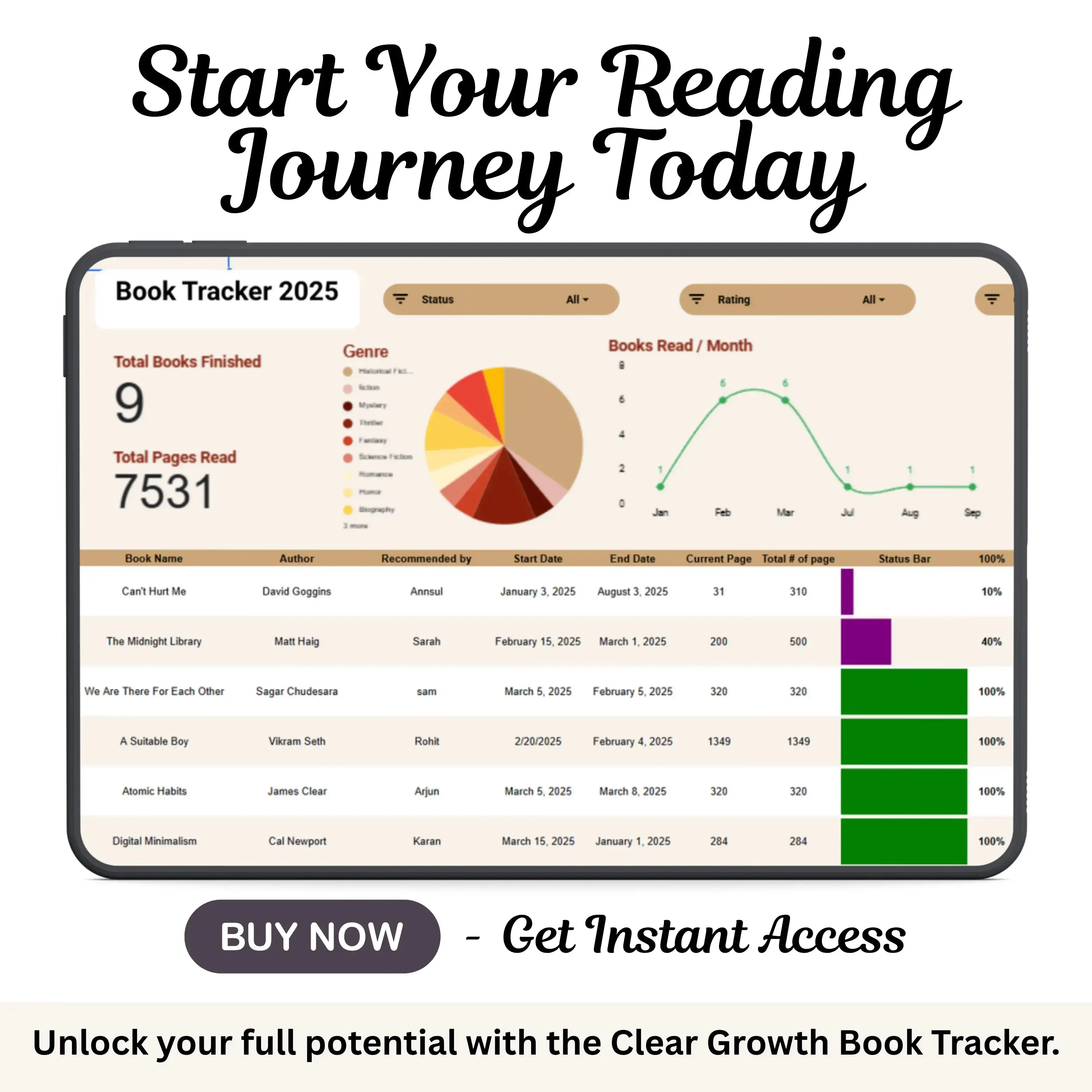 Book Reading Tracker - Image 7
